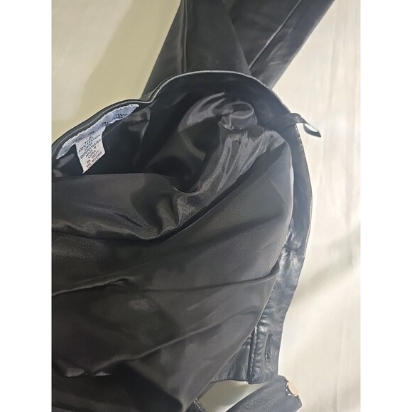 Croft and Barrow Lambskin Leather Pants Women's Size 8 Straight Lined High Waist - Picture 12 of 12